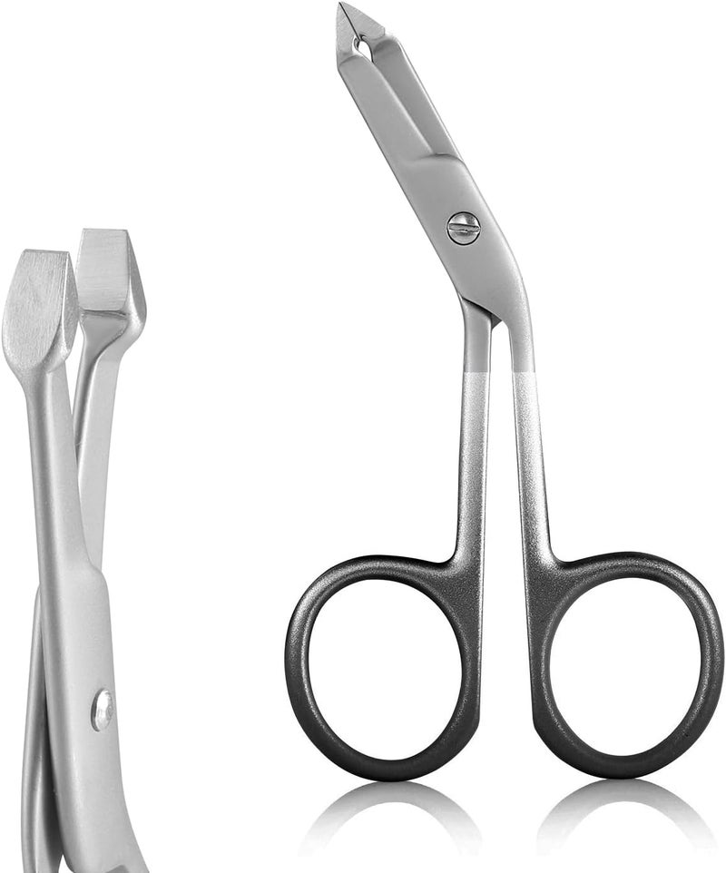Cut it Professional Scissor Tweezer - Premium Quality Stainless Steel Tweezers with Handles, Larger Grabbing Surface Area, Precision Eyebrow Tweezers for Women and Men Facial Hair - Image 1